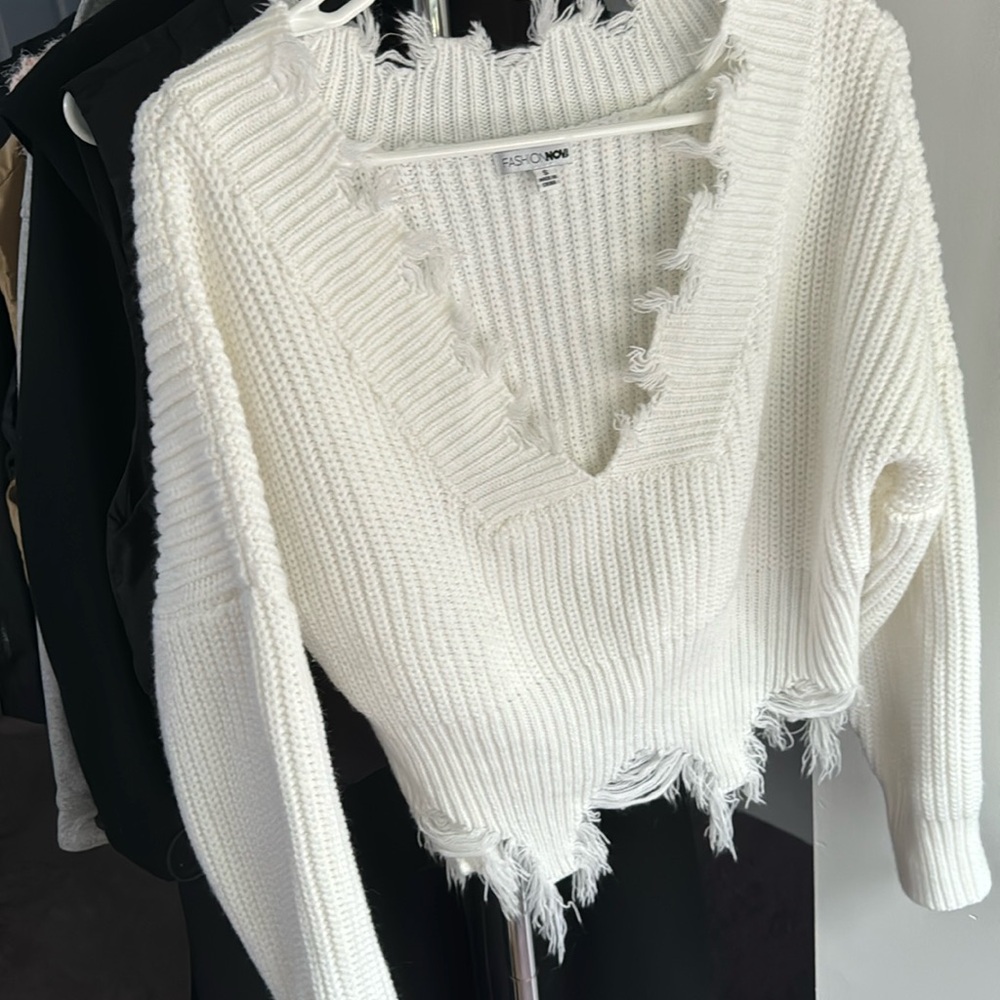White sweater